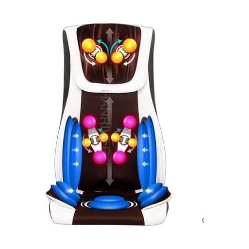 Classic Full Body Electric Massage Chair Vibration Mat Heat Neck Back Massage Cushion Device