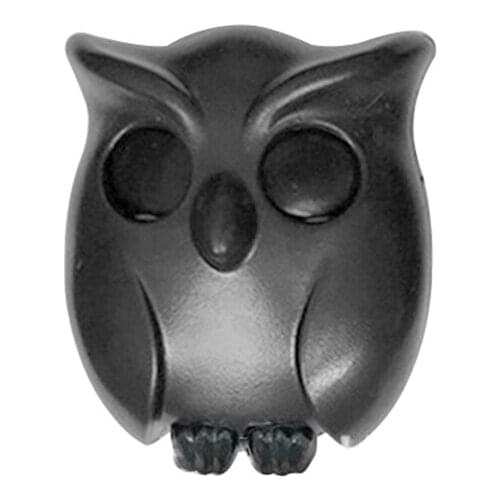Creative Hanger key holder wall Multifunction Black Night Owl Shape Magnetic Organizer Hook Keychain home decoration accessories
