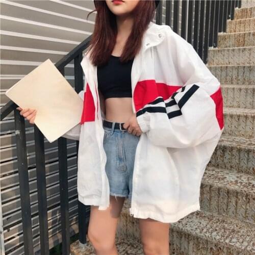 Jackets Women Chic Summer Loose All-match Trendy White Daily Korean Style Harajuku Leisure Womens Clothing Long Sleeve Fashion