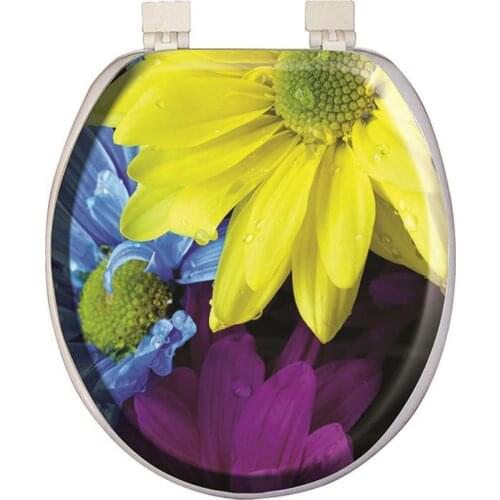 Softy Classic Pattern Soft Toilet Seat Cover White