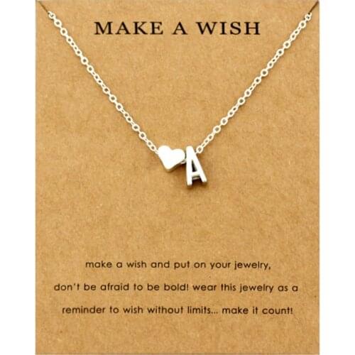 Graduation Birthday Gift Friendship Statement Letter Alphabet Personalized Letters Initial Mens Chokers Necklaces for Women