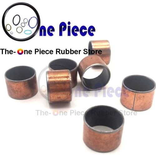 Dust cover 15x17x12 Copper washer Bronze Self Lubricating Oilless Bearing Bushing Copper-Plating Steel Base Golden
