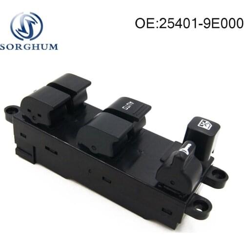 Power Window Master Switch Front LHD 25401-9E000 For Nissan Altima Sentra Subaru