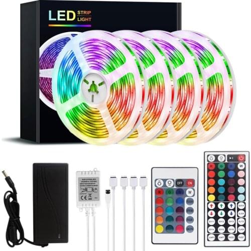 LED Strips DC12V waterproof LED Light Room decor led Lamp TV BackLight Diode Tape RGB 2835 Kitchen LED Strip Infrared connection