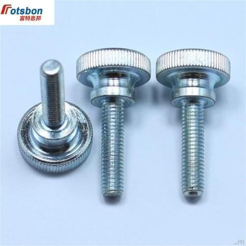 M6 Knurled Thumb Screw With Collar With Knurling Screws Manual Adjustment Screws Bolt Knukles Tornillos Parafuso Tornillo DIN464