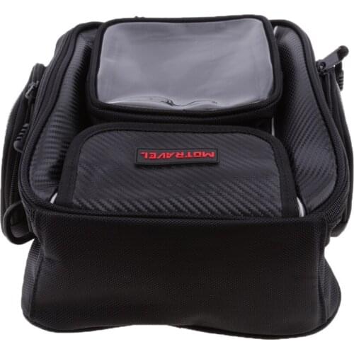 Waterproof Motorcycle Motorbike Oil Fuel Tank Bag / Tail Bag Luggage Black