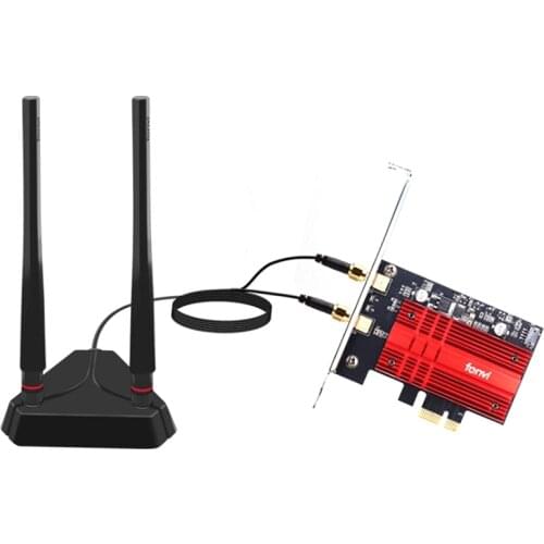 Fenvi Wifi 6 Pcie Wifi Card Used for Pc Bluetooth 5.0 with Heat Sink Dual-Band Wireless Adapter Only Supports Windows 10 (64Bit)
