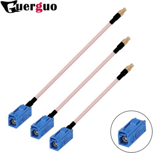 MCX Male Connector to Fakra C Female RG316 RF GPS Antenna Pigtail Coax Cable 10/15/20/30/50cm 1m