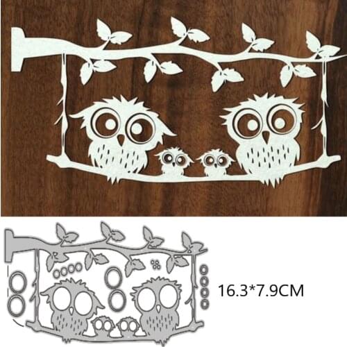 2021 Bird Family New Metal Cutting Dies Photo Album and Planner Die Cut Scrapbooking For Crafts Card Making no Stamps