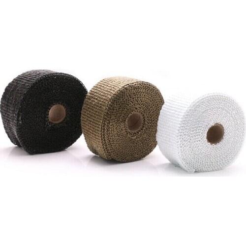 5m Exhaust Header Pipe Anti-scalding Thermal Heat Insulation Tape Cloth Roll