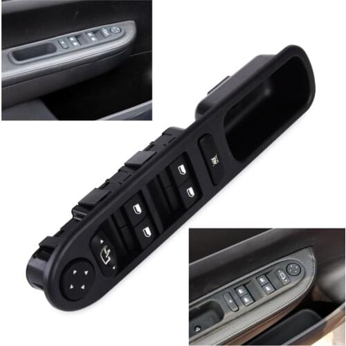 6554KT Left Driver Side Master Window Control Switch Fit for Peugeot 307 307CC 307SW 2003 - 2009 2010 2011 2012 2013 2014