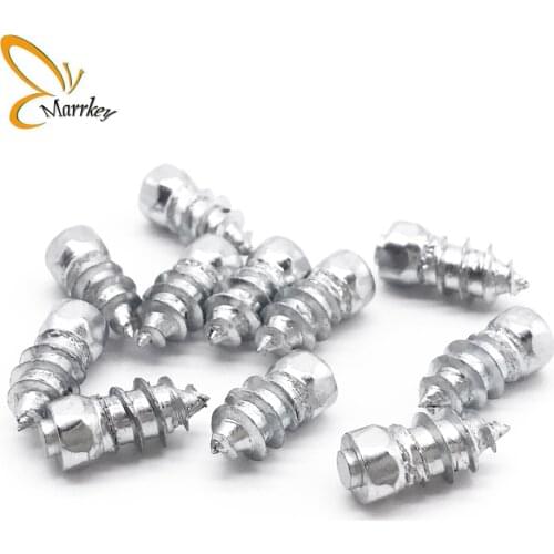 Marrkey 900PCS Ice Stud/Spikes for tires/Tire Studs/Snow Chains for Compact Loaders/Forklifts /ATV/Mini-Tractors/Motorcycle/Farm