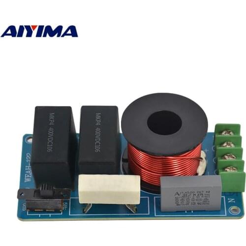 AIYIMA 1Pcs 120W Midrange Crossover Audio Speaker Frequency Divider Home Theater Professional Car Speaker Crossover Filter
