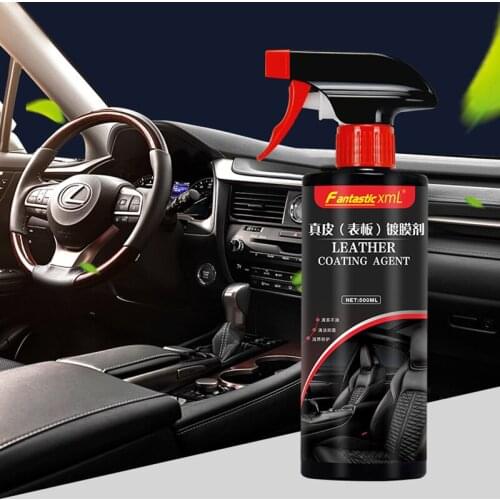 Car Total Interior Cleaner Plastic Crystal Plating Coating Polish Wax & Protectant Leather Cleaner Conditioner for Car Detailing