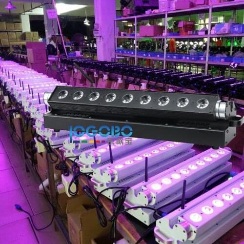Fast Shipping 9x15W RGBWA Led Linear Wall Washer American DJ Uplighting DMX Wedding Cheap DJ Equipment Packages Floodlights