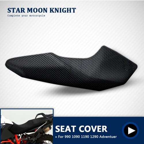 For 990 1090 1190 1290 Adventuer Motorcycle Seat Cushion Cover Net 3D Mesh Protector Insulation Cushion Cover