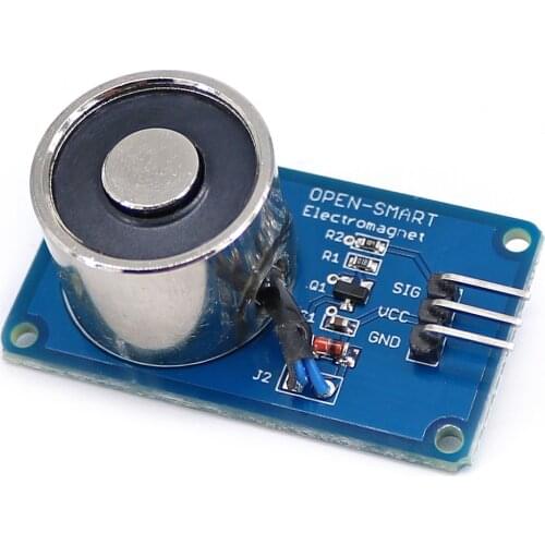 Electric Magnet Lifting DC5V, 10N Solenoid Sucker Electromagnet Sensor Module for Arduino UNO R3 / OPEN-SMART/Mega2560 FZ3284