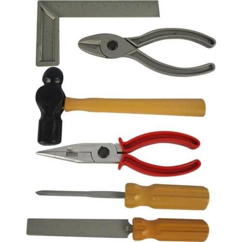 Toy tools mini toy shovels kids set box tool toys construction tools plastic toys hammer pretend play for boys chainsaw kids