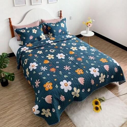 Drop Shipping Thin Summer Quilt Air Conditioner Washed Quilted Spring And Autumn Summer Quilts 180*220cm 220*240cm