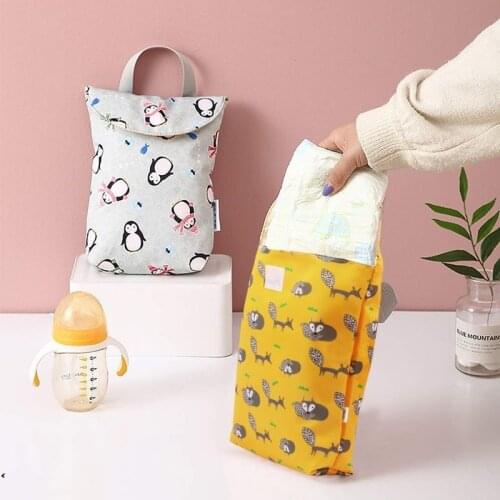 Multifunctional Baby Diaper Storage Bag Reusable Waterproof Wet Dry Clothes Bags Mummy Organizer Portable Travel Ins Nappy Bag