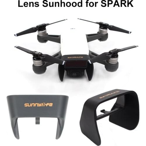 Upgraded DJI Spark Anti-Glare Gimbal Camera Protector Cover Lens SunHood Sunshade Protection for DJI Spark Drone Accessories
