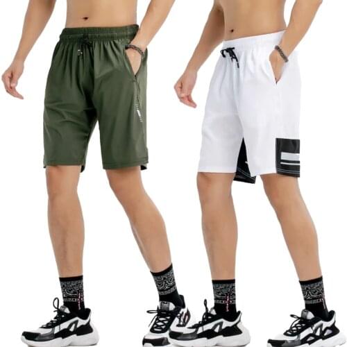 2021 Summer Mens Running Shorts Sports Jogging Fitness Gym Training Shorts Quick Dry Workout Men Shorts