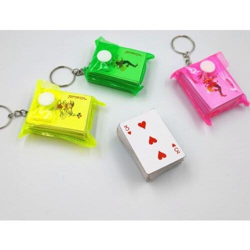 Small and Portable Poker Cards Fun and Cute Finger Paper Playing Card Set Travel Adult Games for Party