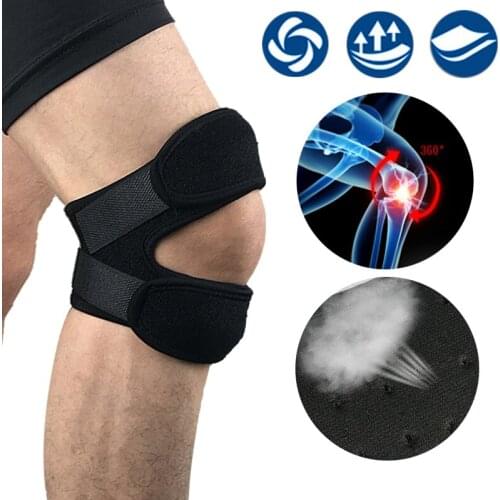 1 Pc Adjustable Sports Knee Pad Protector Outdoor Fitness Gym Hiking Running Patella Leg Guard ASD88