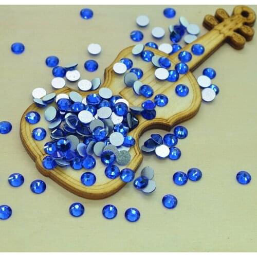 Flat Back Rhinestone Crystal Strass Sapphire 50pcs ss20 4.6-4.8mm Non hotfix Nail Art Rhinestones
