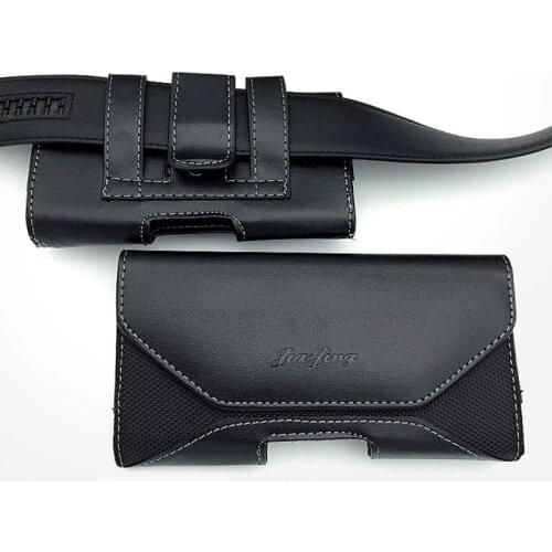 UniversalMobile Phone Fanny Pack outdoor Men Fanny pack wear belt Mobile Phone For iphone Samsung Smartphone leather hanging bag