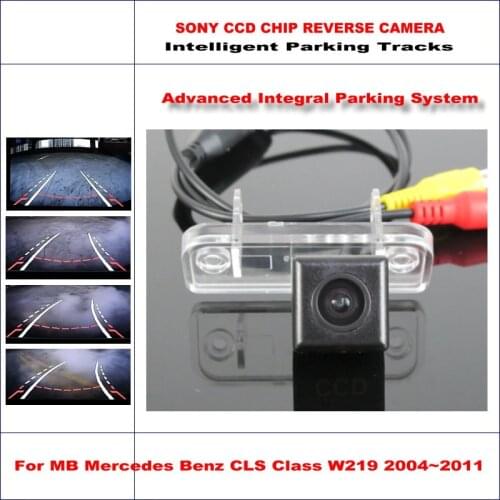 Car Back Up Rear Camera For Mercedes Benz CLS Class W219 2004-2011 Intelligent Parking Reverse Dynamic Guidance Tragectory CAM