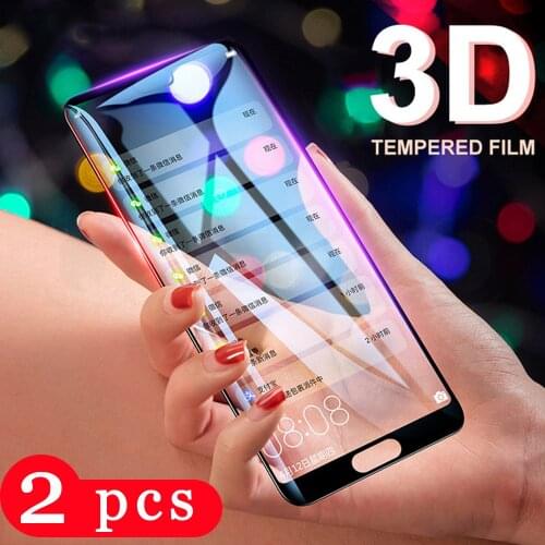 2Pcs tempered glass for huawei p smart plus 2018 honor 7s 7x 7c 7a pro glass smartphone phone screen protector protective film