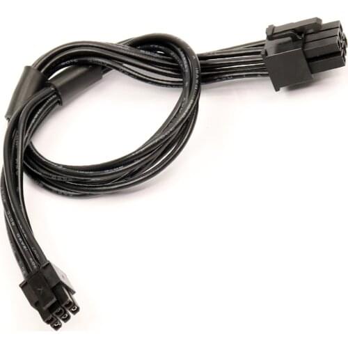 Mini 6-Pin to PCI-E 6Pin Graphics Video Card Power Cable Connector for Apple IOS Mac G5 Mac Pro Computer PC