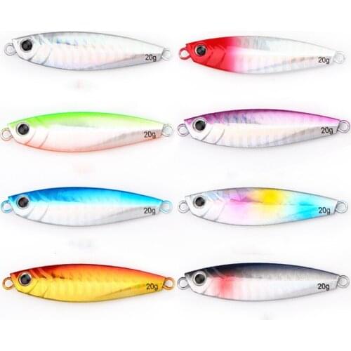 7/10/15/20/25/30/40g Metal Blade Lure 3D Natural Eyes Fishing Shore Cast Iron Plate Long Shot Sequin Fake Lure Fishing Bait