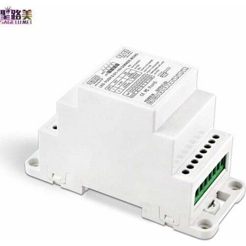 BC-331-DIN DIN Rail 0 / 1-10V to PWM LED dimming driver DC12-24V PUSH DIM dimmable Led Dimming power driver for led strip light