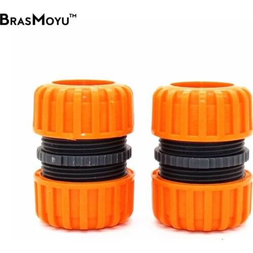 BRASMOYU 2PCS Hose Repair Connecter Garden Tools Quick Connector Joints Repair Damaged Leaky Adapter Irrigation Adaptor