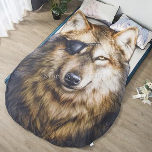 1 Piece of Cartoon Fruit Summer Cool Blanket Air Conditioning Quilt Children Adult Cartoon Wolf Blanket Cool Summer Bedding