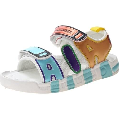 Childrens Sandals Zapatos De Playa mujer Sports And Leisure Beach Shoes Open Toe Sequins Boys And Ggirls Summer Soft Sole