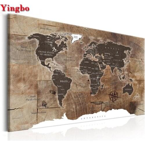 Diy diamond Painting Mosaic Vintage 5d round square diamond embroidery Long Pictures for Office decoration