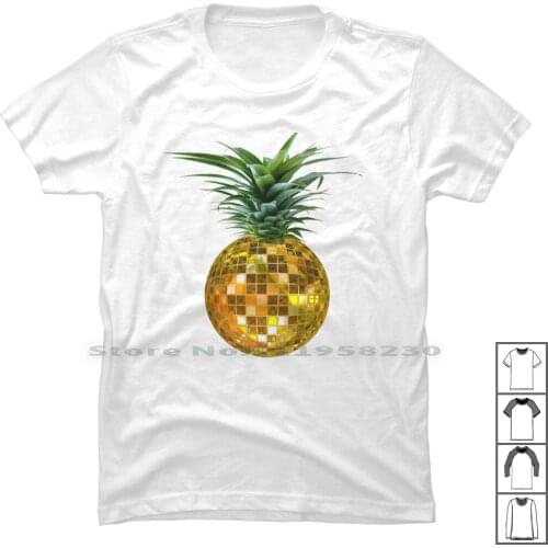 Discoball T Shirt 100% Cotton Disco Dance Pine Disc Club Beer Ball Pub Nea Pi Ba