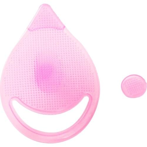 Soft Silicone Face Cleaning Brush Portable Facial Cleanser Elastic Arc Face Facial Brush Deep Cleansing Pore Cleaner Skin Care