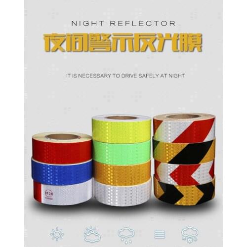 Self-adhesive reflective film ,advertising film, reflective traffic sign