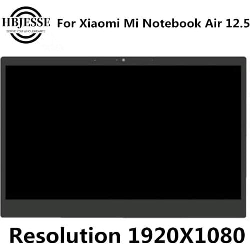Original 12.5 inch LCD LED Screen Display Matrix Glass Assembly For Xiaomi Mi Notebook Air 12.5 ips screen NV125FHM-N82 30 pins
