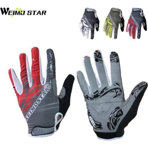 Weimostar Gel full finger touch screen cycling gloves autumn road mtb mountain bike bicycle sport gloves breathable equipment