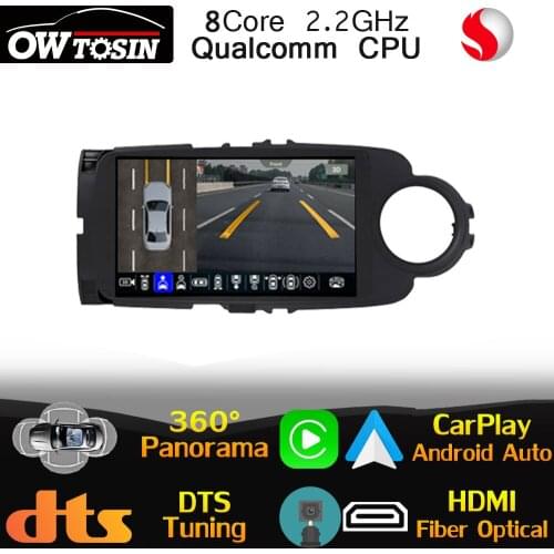 Qualcomm CPU Android For Toyota Yaris Vitz P130 2012-2017 Car Multimedia GPS Radio 360 Panoramic Optical HDMI Head Unit Stereo