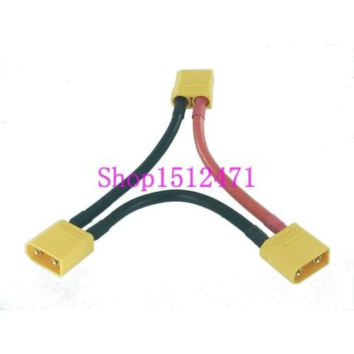 XT90 Series Battery Splitter Cable 1 female to 2 male for Lipo Battery