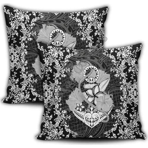 Hawail Anchor Hibiscus Flower Vintage Pillow Covers Pillowcases Throw Pillow Cover Home Decoration