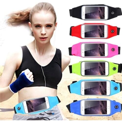 Waterproof Waist Bag, Sports Pack, Multi-Functional Outdoor Adjustable Slant Zipper Tough Phone Bag