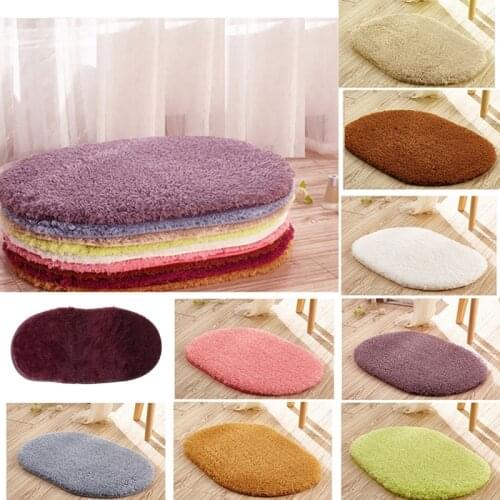 Absorbent Soft Soft Fine Fiber Bedroom Bathroom Floor Mat -- Non-slip Door Mat Shower Rug, Full Latex Non-slip Bottom, 30*50cm