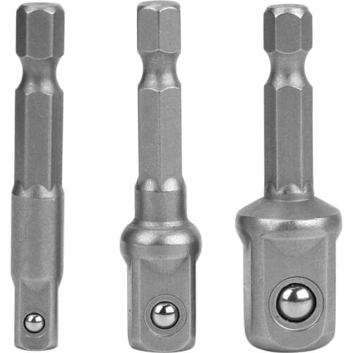 DIYWORK 1/4 Electric Screwdriver Sleeve Connecting Rod Hexagonal Shank Square Head Socket Extension Bar Electric Screwdriver